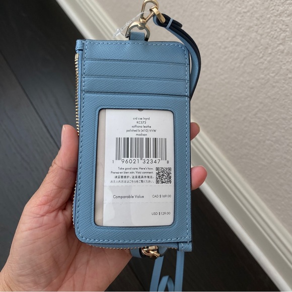 Last 3 ‼️KC573 Kate Spade★staci cardcase lanyard /polished - Picture 4 of 5